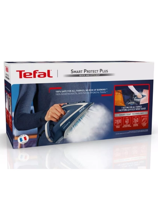 Утюг Smart Protect Plus FV6872E0 с автоотключением, 2800 Вт