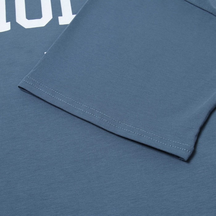 Комплект женский домашний (футболка/бриджи), цвет джинс, размер 42