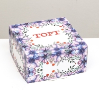 Кондитерская упаковка, &laquo;Поздравляю&raquo;, 24 х 24 х 12 см, 1,5 кг