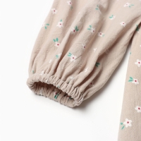 Платье детское с воротником KAFTAN, р.28 (86-92), бежевый Платье детское с воротником KAFTAN, р.28 (86-92), бежевый