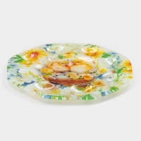 Подставка для яиц 8 ячеек "Пасха. Цыплята в корзинке", 22х22х1 см Подставка для яиц 8 ячеек "Пасха. Цыплята в корзинке", 22х22х1 см