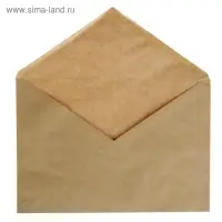 Конверт почтовый крафт С4 229 х 324 мм, без подсказа, без окна, клей, 80 г/м2