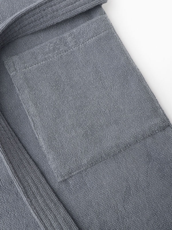 Халат мужской Экономь и Я, цв. серый, р-р 56-58, 100% хл, 340 г/м2 Халат мужской Экономь и Я, цв. серый, р-р 56-58, 100% хл, 340 г/м2