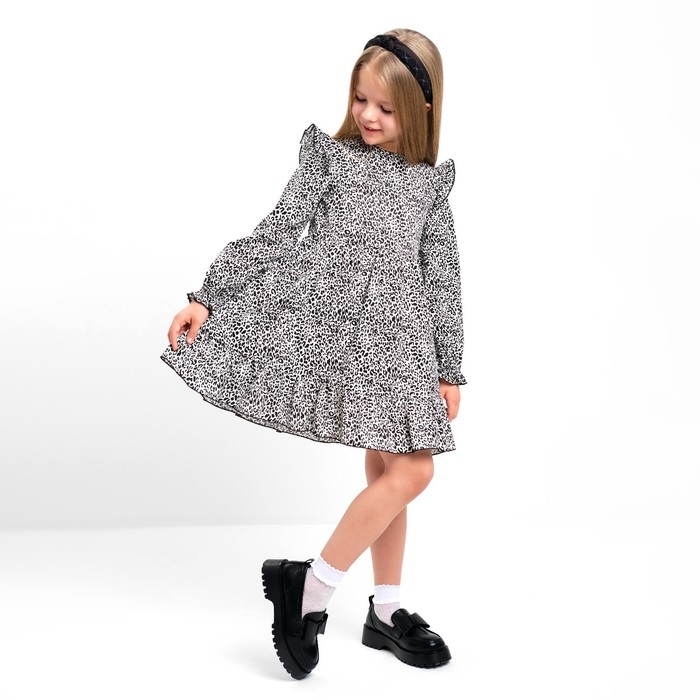 Платье детское KAFTAN Платье детское KAFTAN "Леопард", размер 32 (110-116см)