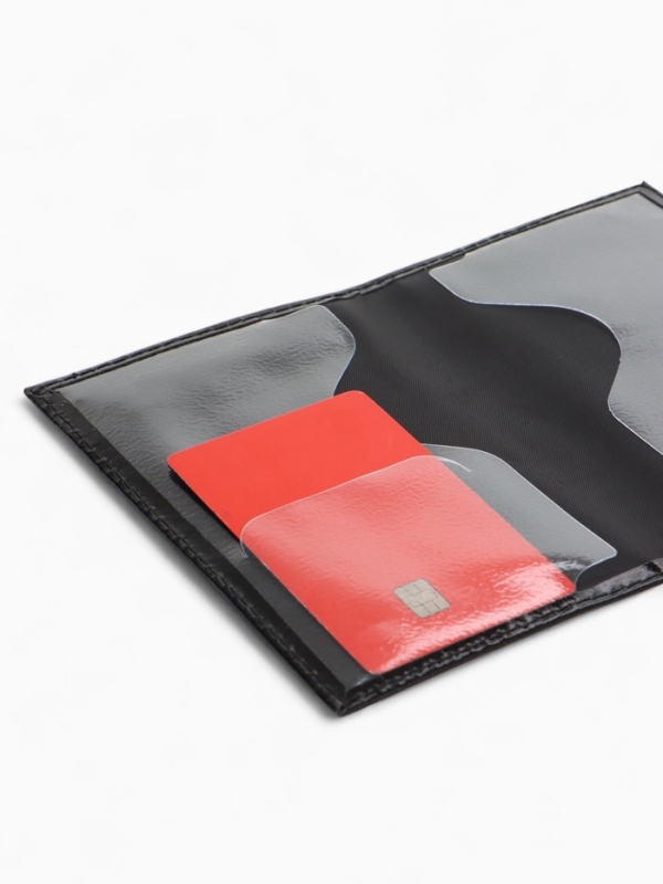 Обложка для паспорта, цвет чёрный