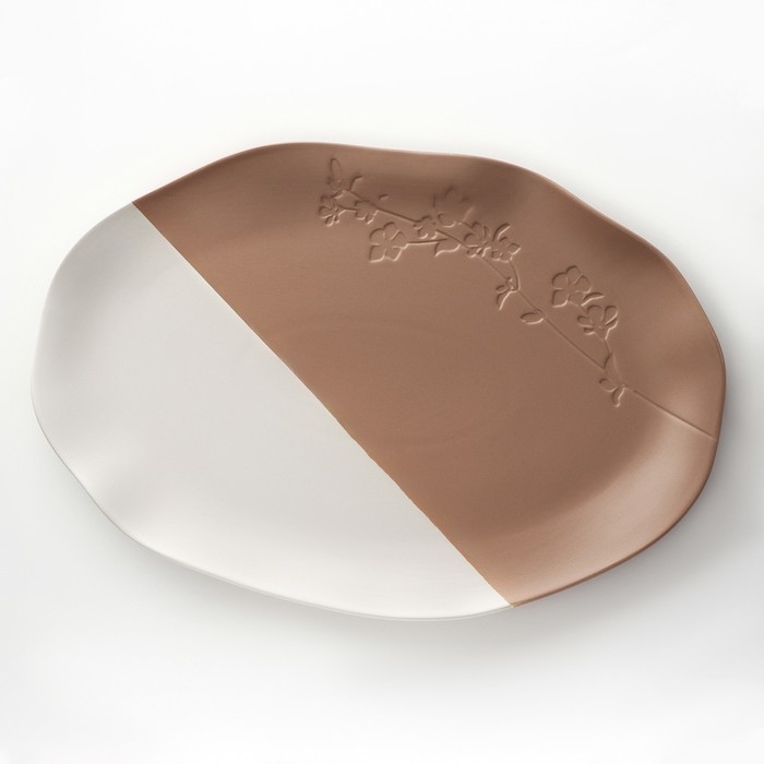 Блюдо керамическое &laquo;Монблан&raquo;, 23 х 34 см