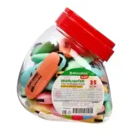 Маркер текстовыделитель мини 1-5мм BRAUBERG KIDS "CUTE CATS PASTEL", микс, в пласт банке