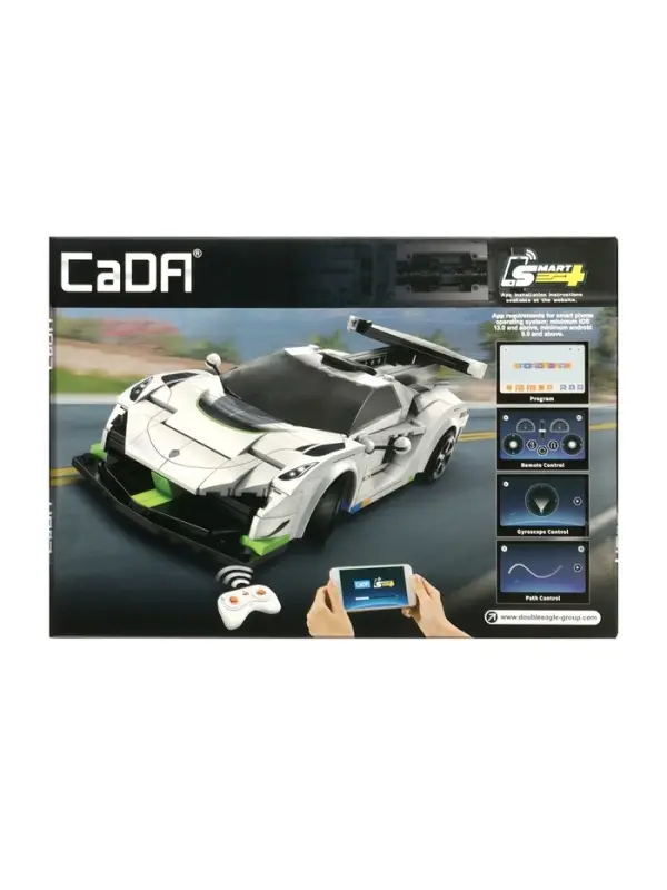 Конструктор радиоуправляемый "Спорткар", 322 детали, 2 варианта управления