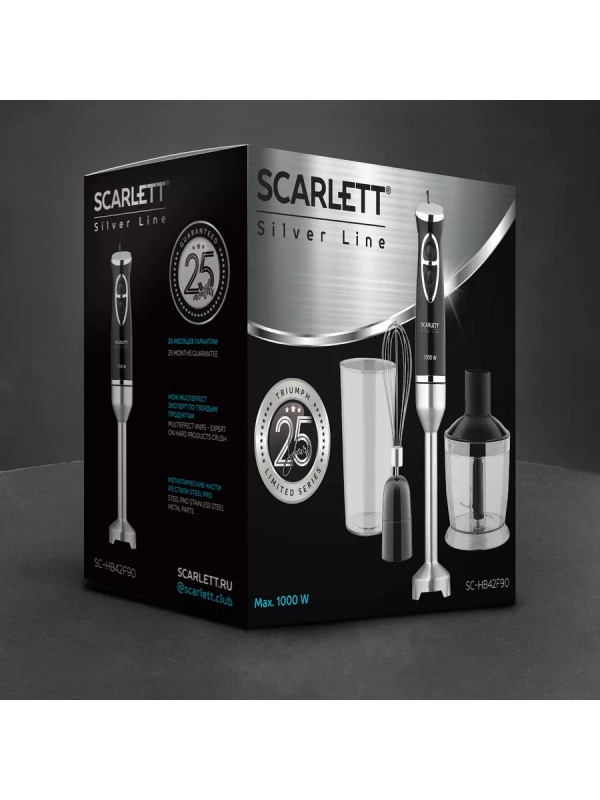 Погружной мощный блендер с насадками 1000 Вт, SC-HB42F90 Погружной мощный блендер с насадками 1000 Вт, SC-HB42F90