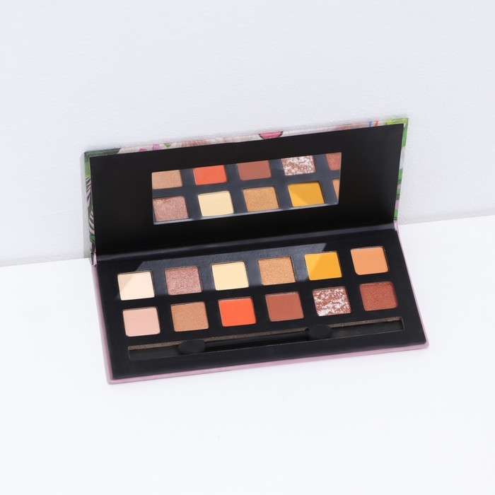 Палетка теней для век, 12 цветов