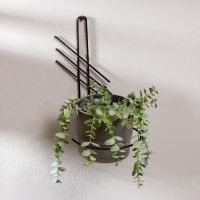 Подвес для кашпо &laquo;Парус&raquo;, d = 16 см, чёрный