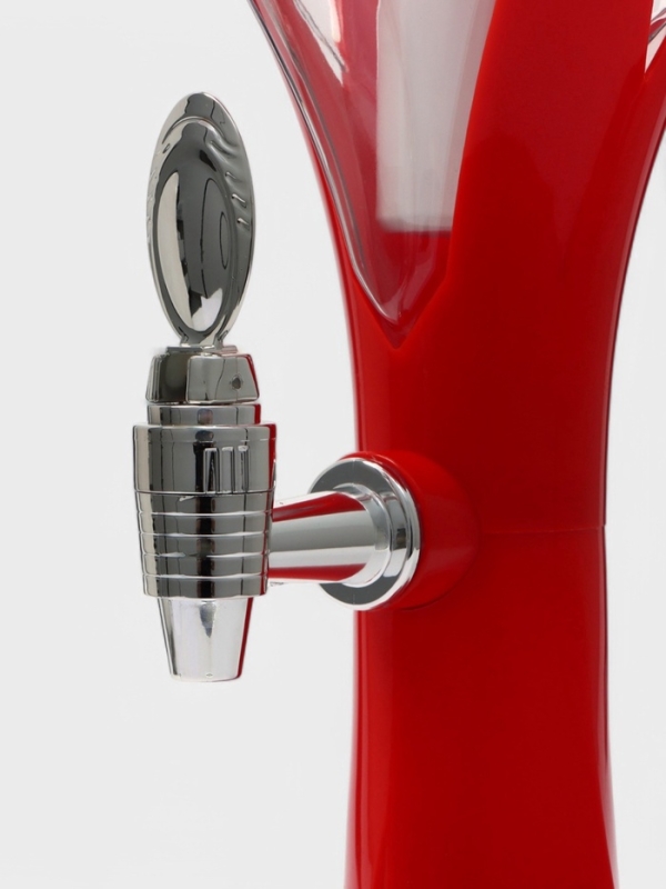 Башня пивная &laquo;Шар&raquo;, 3 л, цвет красный