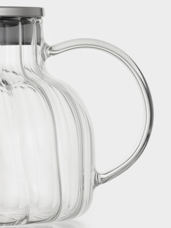 Чайник заварочный с металлической крышкой и металлическим фильтром "Свик" 600 мл 17х11см