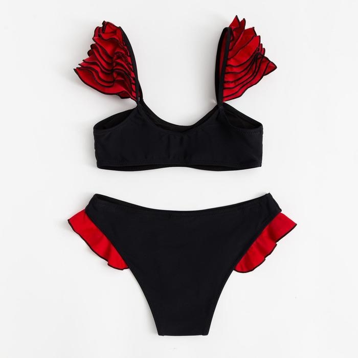 Купальник женский раздельный MINAKU Купальник женский раздельный MINAKU "Carmen", размер 48, цвет красно-чёрный