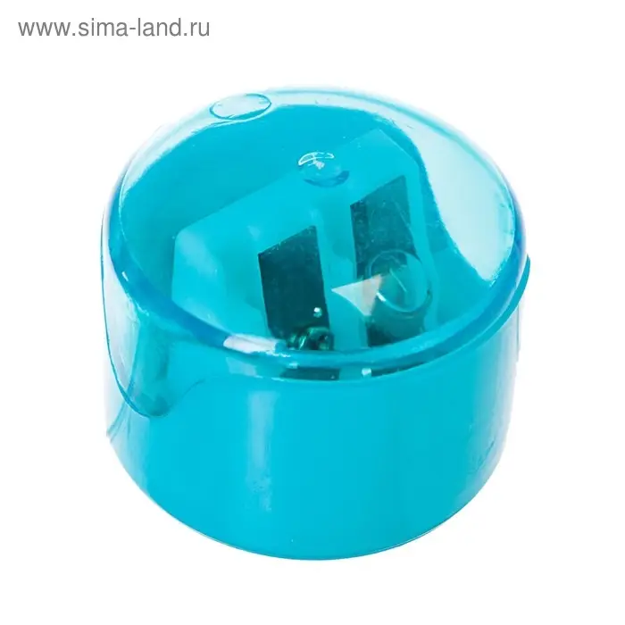 Точилка с контейнером &laquo;Смайл&raquo;, двойная, корпус МИКС