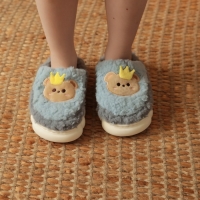 Тапочки детские, размер 32-33, серый Тапочки детские, размер 32-33, серый