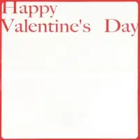 Пленка для цветов "Святой Валентин",58 х 58  см, красная