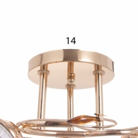 Люстра "Адайн" 3х40Вт БП Е27 Золото МОДЕЛЬ: 2612371 Люстра "Адайн" 3х40Вт БП Е27 Золото МОДЕЛЬ: 2612371