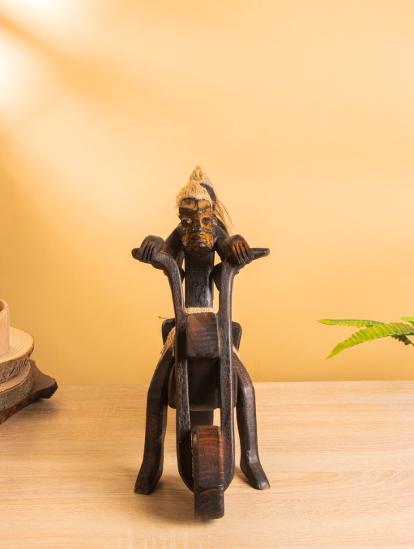 Сувенир &laquo;Аборигены байкеры&raquo;, 38&times;15&times;30 см, дерево