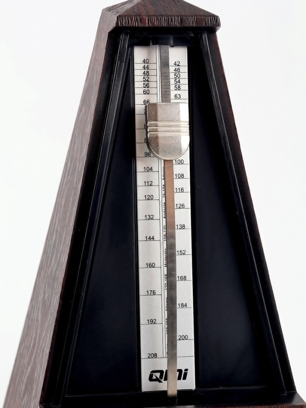 Метроном механический Music Life коричневый, 40-408 ударов в минуту, 21 х 11,5 х 11,5 см