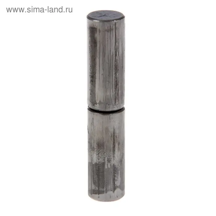 Петля гаражная с шаром, 16 х 80 мм, без покрытия