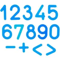 Касса цифр и счетных материалов &laquo;Учимся считать&raquo;, 130 элементов, пластик, Щенячий патруль МИКС