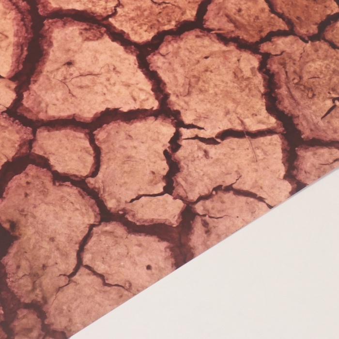 Фотофон двусторонний картон плотность 350 гр "Земля" 50х50 см