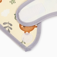 Нагрудник непромокаемый &laquo;Лесная сказка&raquo;, на липучке, с карманом