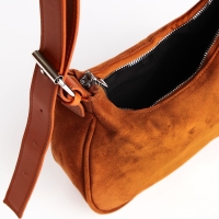 Сумка женская на молнии, цвет коричневый Сумка женская на молнии, цвет коричневый