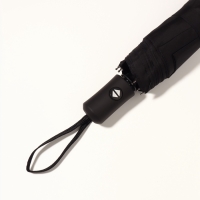 Зонт автоматический «Black», 3 сложения, 8 спиц, R = 48 см, цвет чёрный Зонт автоматический «Black», 3 сложения, 8 спиц, R = 48 см, цвет чёрный