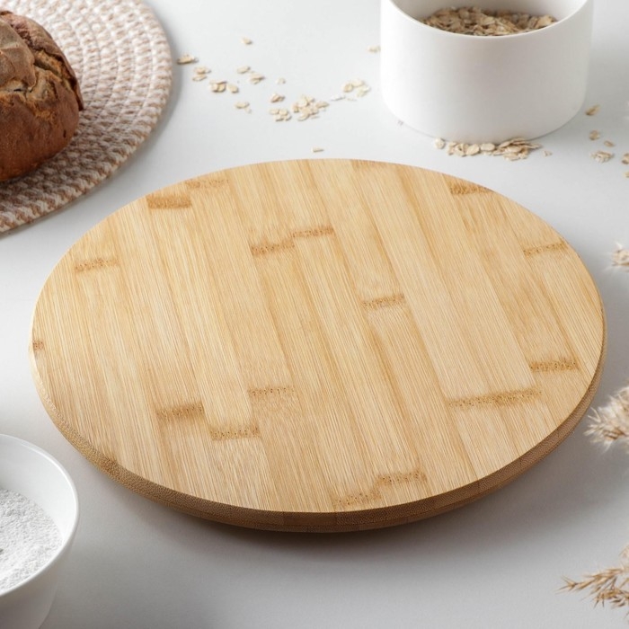 Блюдо для подачи вращающееся Доляна &laquo;Striata&raquo;, d=28 см