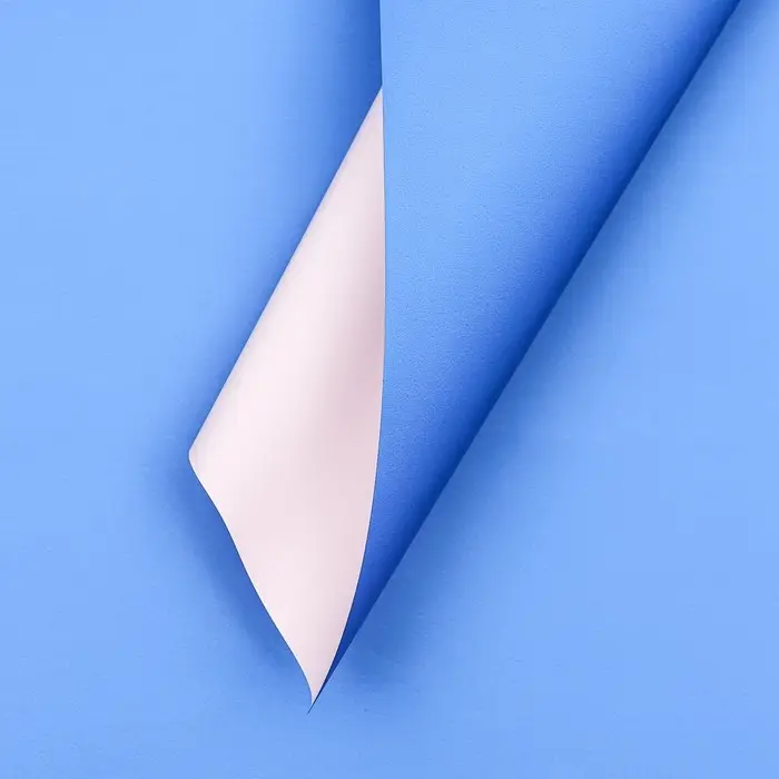 Пленка для цветов матовая, синий - лиловый, 56&times;57 см