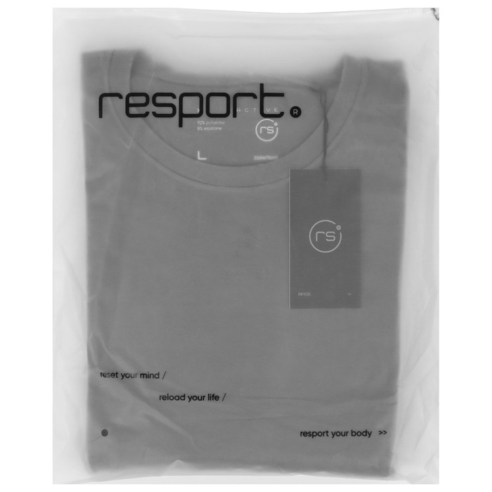 Термобельё мужское Resport, комплект: лонгслив, лосины, р. 46, цвет серый