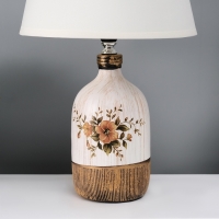 Настольная лампа с абажуром RISALUX &laquo;Синди&raquo;, Е14, 40 Вт, 22.5&times;22.5&times;37 см