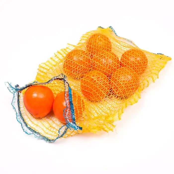 Сетка овощная с ручками, жёлтая, 25 х 39 см, 5 кг