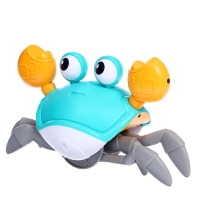 Музыкальная игрушка &laquo;Малыш Краби&raquo; звук, инерция, голубой