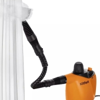 Пароочиститель Kitfort КТ-9140-2, 1050 Вт, 0.45 л, 29 г/мин, нагрев 4 мин, чёрно-оранжевый Пароочиститель Kitfort КТ-9140-2, 1050 Вт, 0.45 л, 29 г/мин, нагрев 4 мин, чёрно-оранжевый