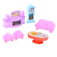 Кукольный дом &laquo;Тёмный домик&raquo;, 2 куклы, мебель, аксессуары