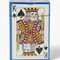 Карты игральные &laquo;Король&raquo;, колода 54 шт., 5.7&times;8.7 см, синяя рубашка