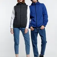 Жилет с капюшоном унисекс Gotland, черный, размер XL