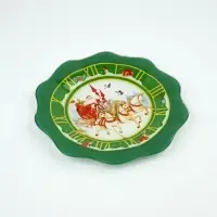 Тарелка плоская новогодняя &laquo;Тройка&raquo;, d=20 см