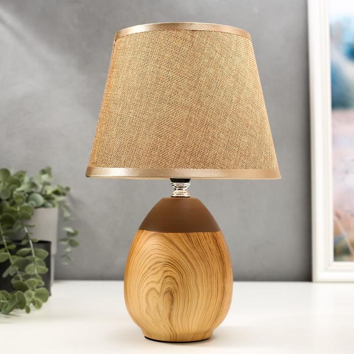 Лампа настольная 16305/1BR E14 40 Вт светлое дерево 20&times;20&times;31 см