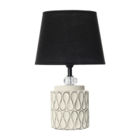 Лампа настольная "Медитация" 1х40Вт Е14 бежевый 20х20х35см