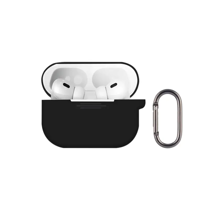 Чехол APods Pro 3 с карабином №12 Black