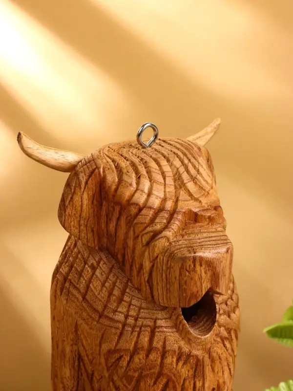 Сувенир "Бычок" дерево Джампинис 13х12х26 см