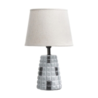 Настольная лампа "Сулитан" E14 40Вт серый 20х20х33 см RISALUX