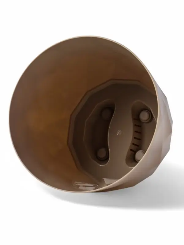 Горшок для цветов "Laurel" D-17,5 см, 2,3 л с поддоном, бежевый