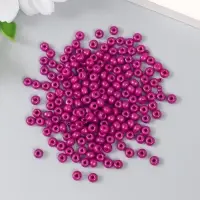 Бисер стекло 6/0 "Ежевичный" 15 гр