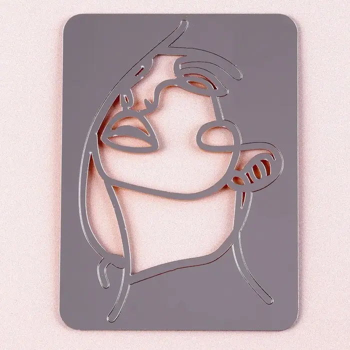 Топпер для торта &laquo;Девушка&raquo;, золотой