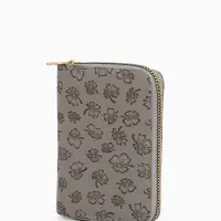 Кошелек жен 07-01-01 Июнь2526, 13*2*9 см, 2 отд+отд/молн, д/карт, серый